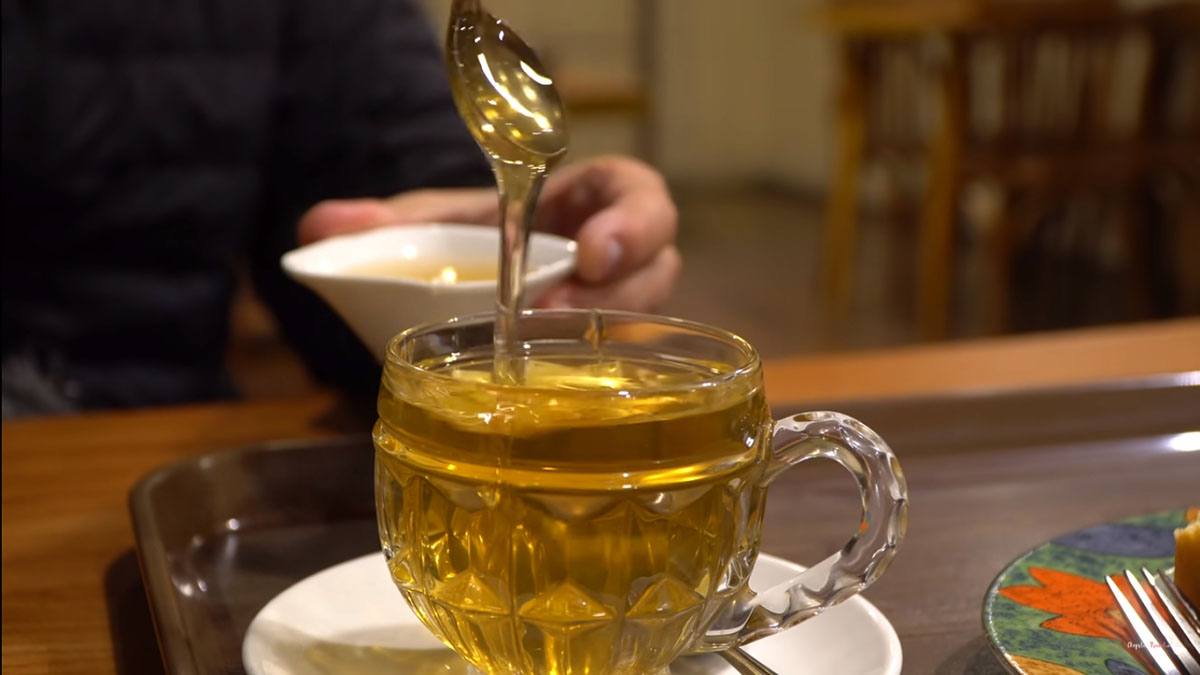 Special tea in Hunza