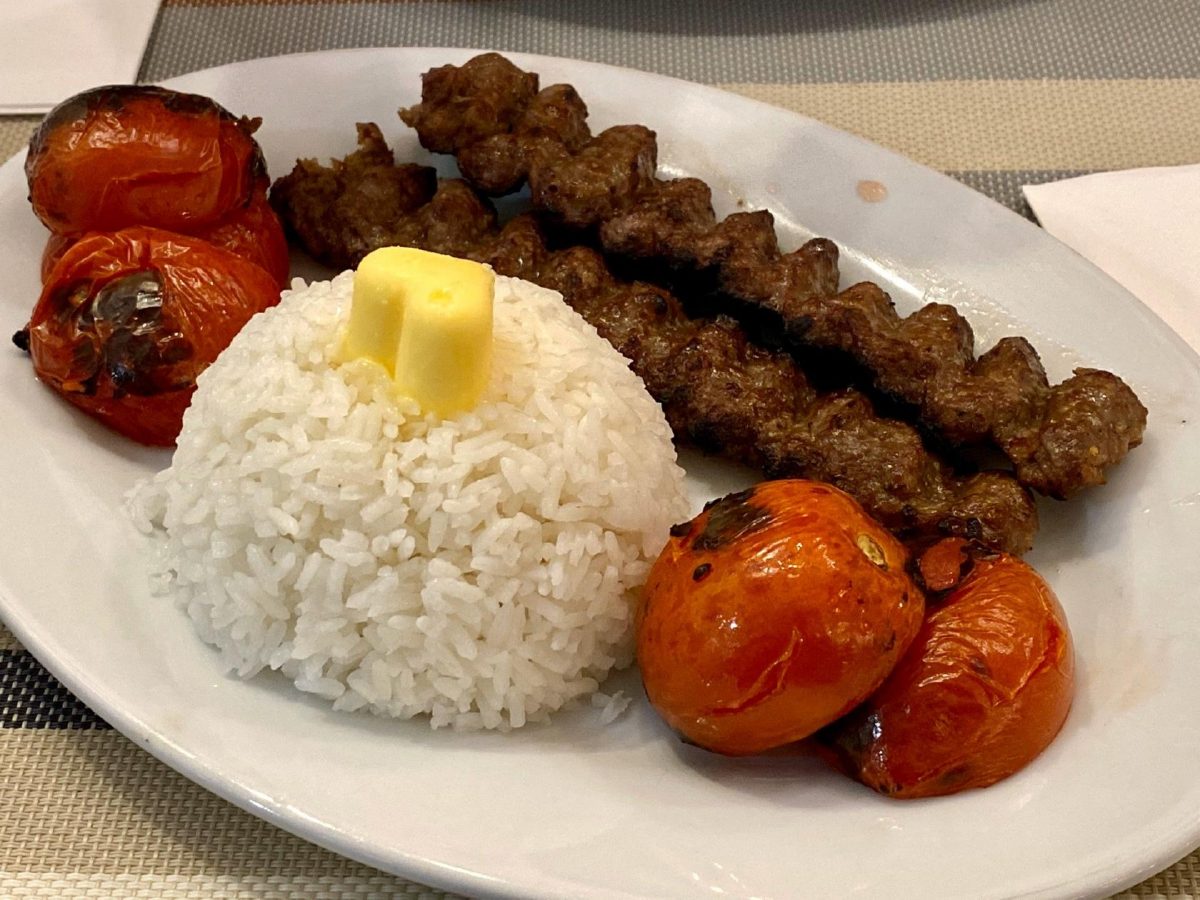 Chelo kebab in Iran